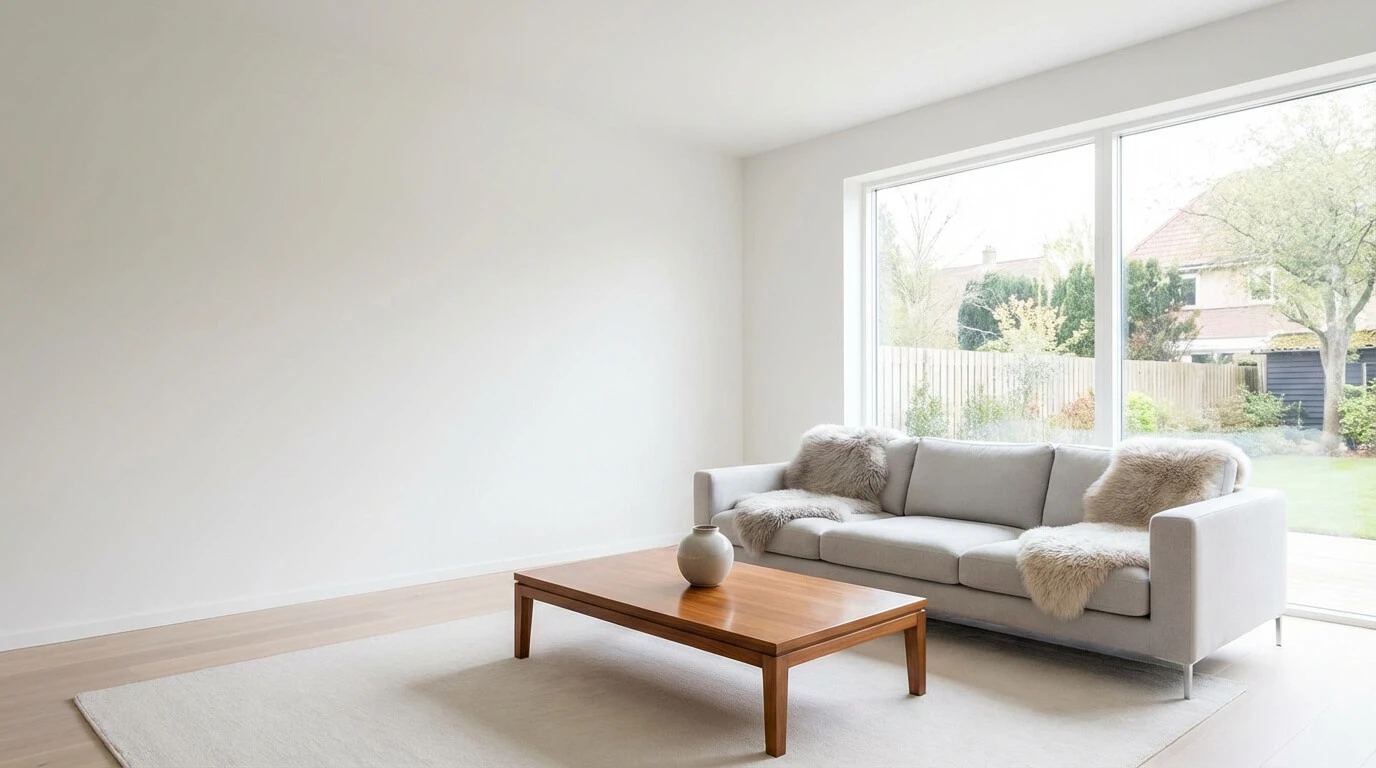 Čistý a pripravený interiér nehnuteľnosti